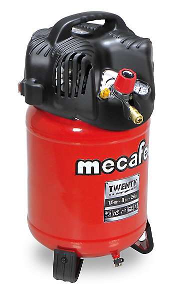 Compresseur vertical Mecafer Twenty 24L 1.5HP + accessoires à 95 €