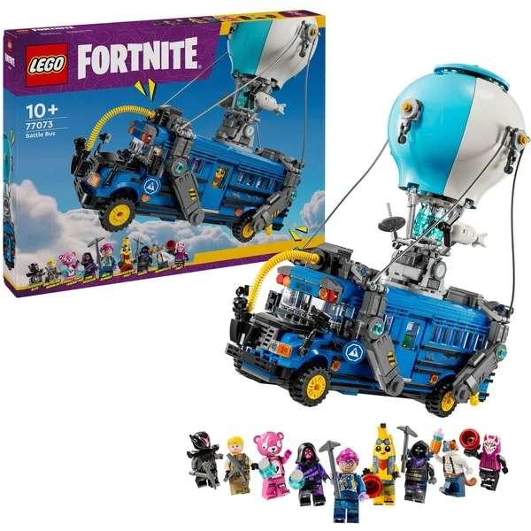 Lego Fortnite 77073 Bus de combat ou Lego City 60445 Camion de F1 avec voitures de F1 (Via 13,98€ sur la Carte de Fidélité & 25€ en BA) à 30.92 €