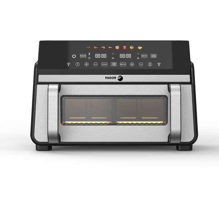 FAGOR - Airfryer FG10AF - Capacité 11L - Double cuves 5,5L - Séparateur amovible - 2200W à 89.99 €