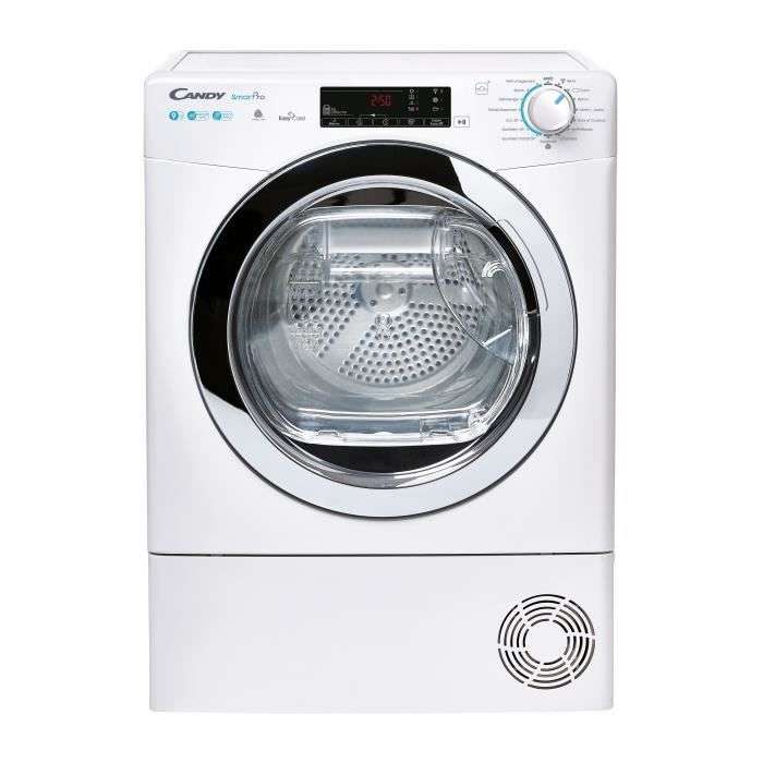 Sèche-linge pompe à chaleur connecté CANDY CSOE H9A2TCE - 9kg, 118L, Classe E, Wi-Fi - Bluetooth (Via 50€ ODR) à 299.99 €