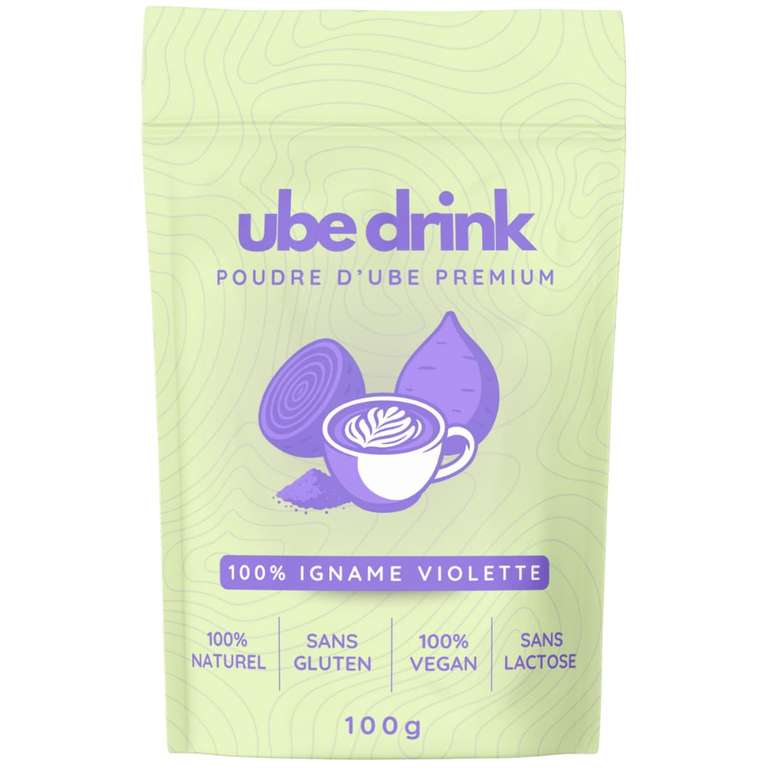 Poudre d’Ube Premium 100% Naturelle - 100g (Vendeur tiers) à 17.9 €