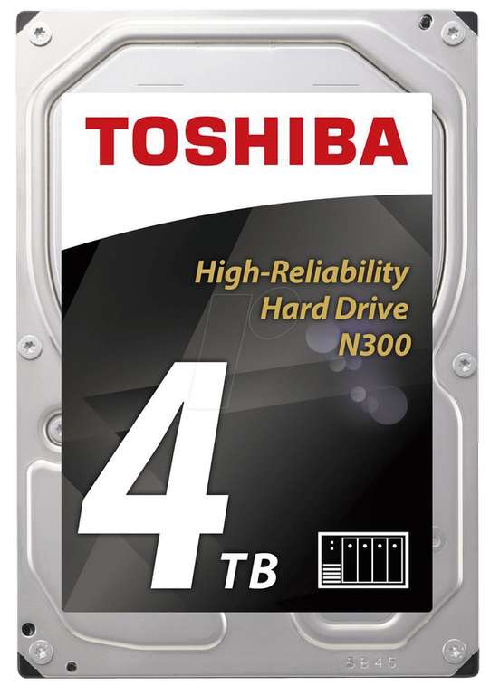 Disque dur NAS Toshiba N300 4To à 95.42 €