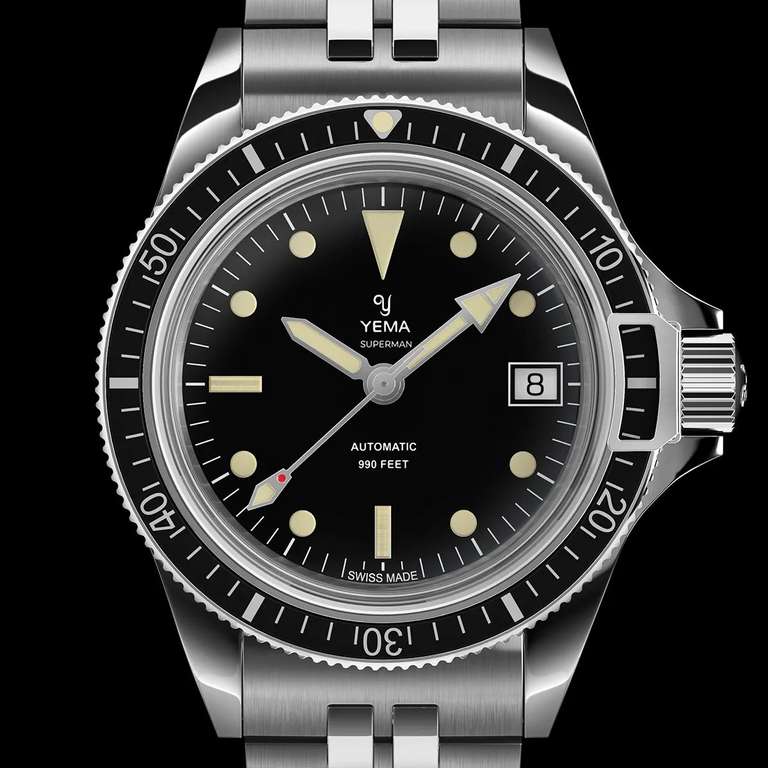 MONTRE Yema superman héritage Swiss made à 893 €