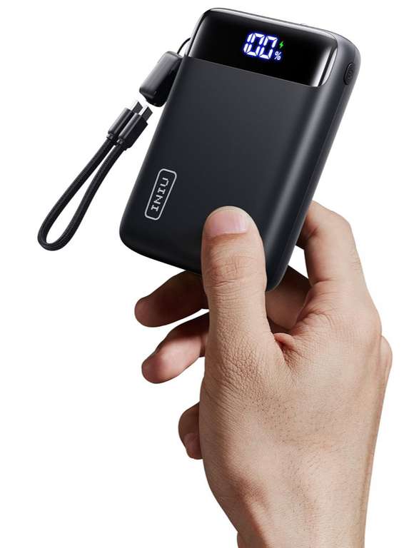 Batterie Externe INIU - 20000mAh, Charge rapide 22,5W, PD3.0, QC4.0 (via Remise panier - Vendeur tiers) à 16.11 €