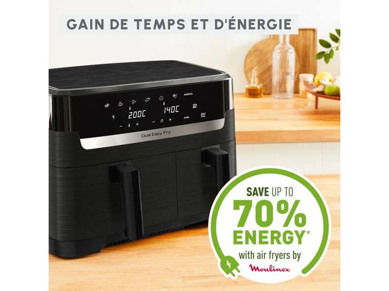 Friteuse sans huile Airfryer MOULINEX EZ901N20 à 119.99 €