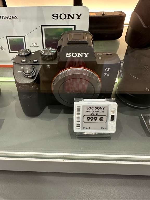 Sony A7III à 999 €