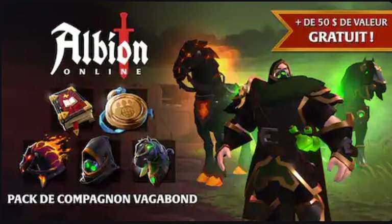 PACK DE COMPAGNON VAGABOND ALBION ONLINE à 0 €