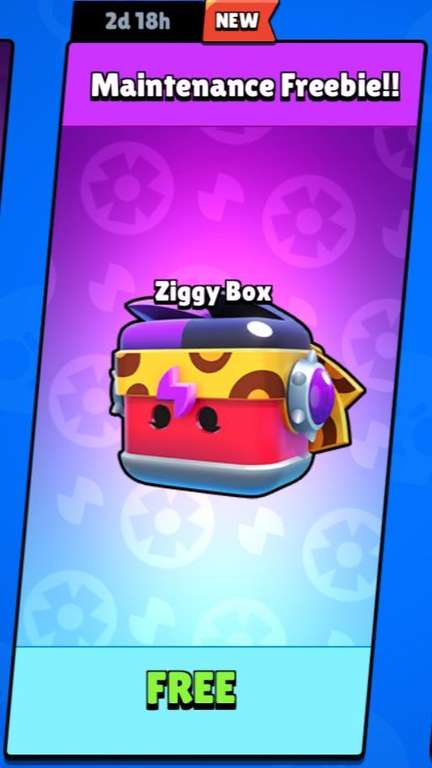 Brawl star - boîte ziggy gratuite dans la boutique en jeu à 0 €