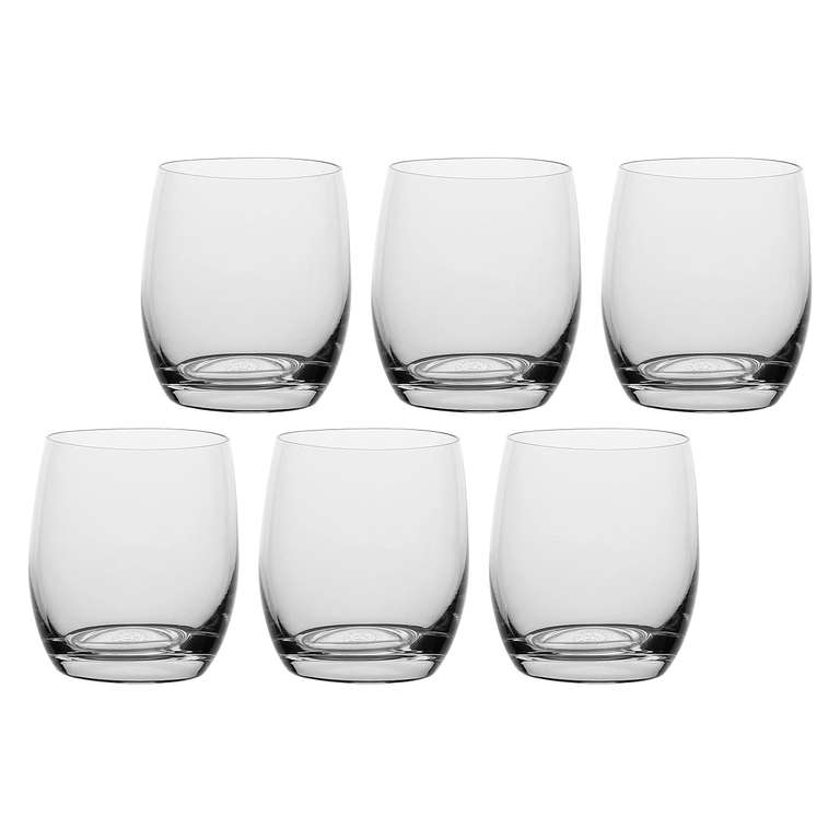 LA PORCELAINE BLANCHE - Lot de 6 verres à eau 330 ml Novello à 6.9 €