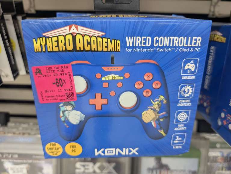 Manette Konix My hero academia à 0 €