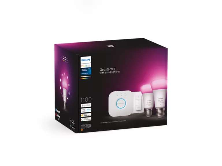 Kit démarrage Phillips hue à 89.97 €