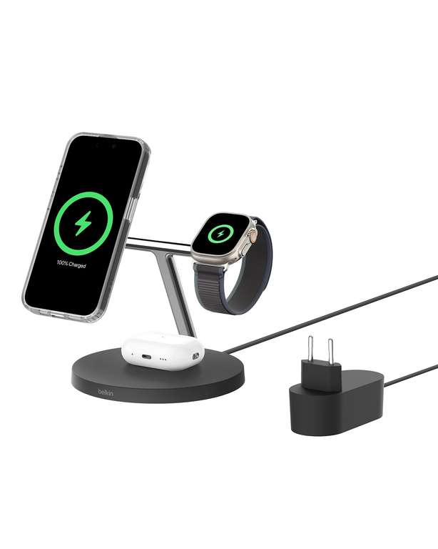 Station de Recharge 3-en-1 avec Qi2 - Belkin à 74.99 €