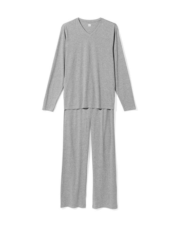 Pyjama en coton pour homme gris foncé - du M au XL à 10 €