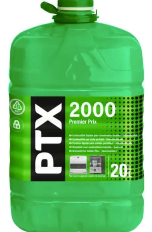 Bidon de combustible PTX 2000 pour poêle à pétrole - 20L à 21.65 €