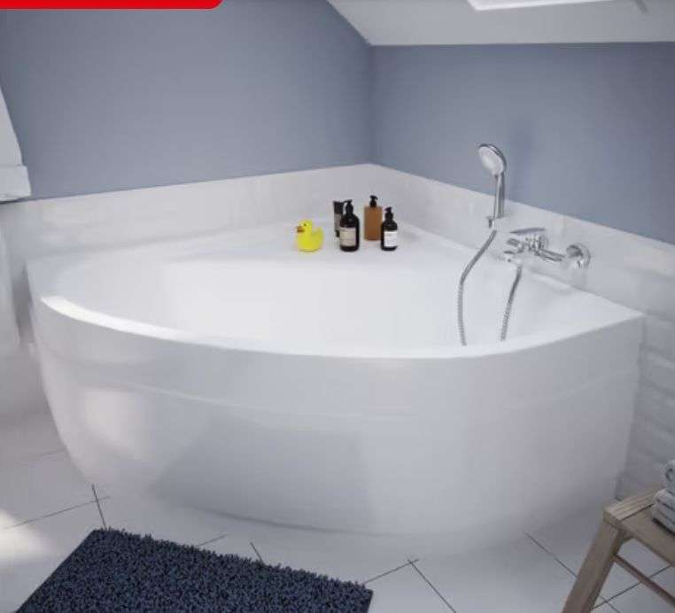 Baignoire angle 140x140 à 199 €