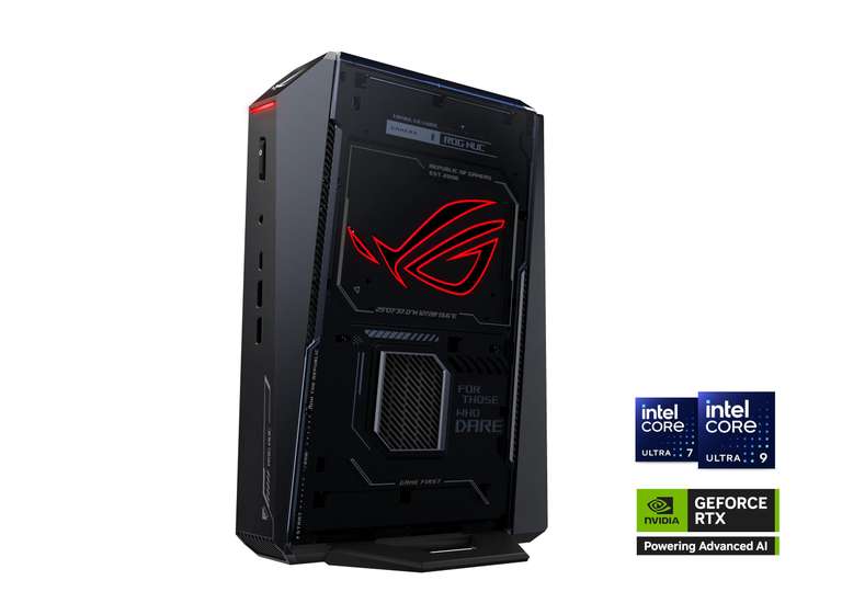 Mini PC de Bureau Asus ROG NUC 2025 - Intel Core Ultra 9 275HX, GeForce RTX 5070 Ti Mobile, RAM 32 Go DDR5 6400Mhz, SSD 1 To, Windows 11 à 1413.22 €