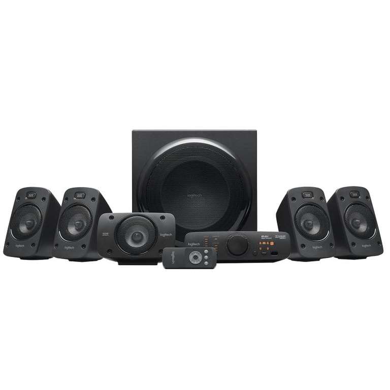 Système audio Logitech Z906 - 500W RMS, Son Surround 5.1, Certifié THX, Dolby & DTS, Télécommande à 199 €