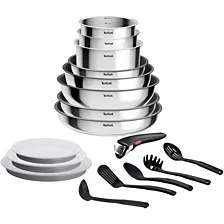 Batterie de cuisine TEFAL Cook Eat 17pcs Ingenio Inox à 109.99 €