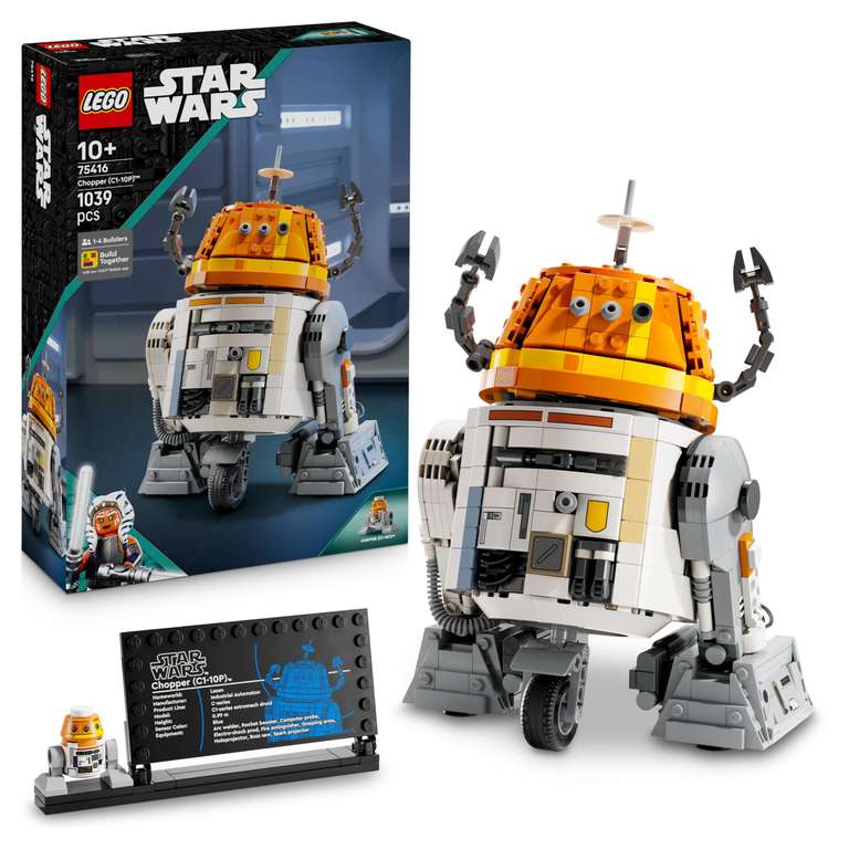 LEGO Star Wars 75416 - Ahsoka Le Droïde Astromécano Chopper (C1-10P) à 78.99 €