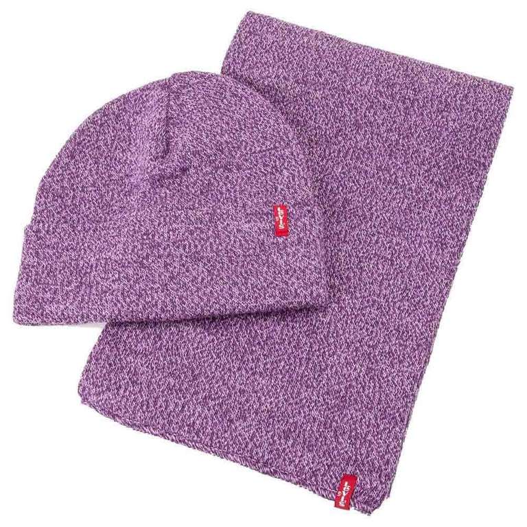 Écharpe et bonnet Levi's Set-Scarf & Beanie Headgear Homme à 22.92 €