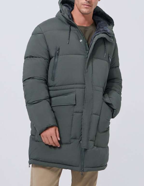 Parka kaki multipoches Homme taille S-M-L-XL à 89 €