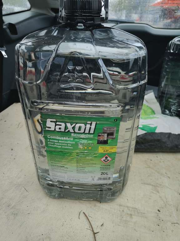 Combustible poêle pétrole SAXOIL à 21.5 €