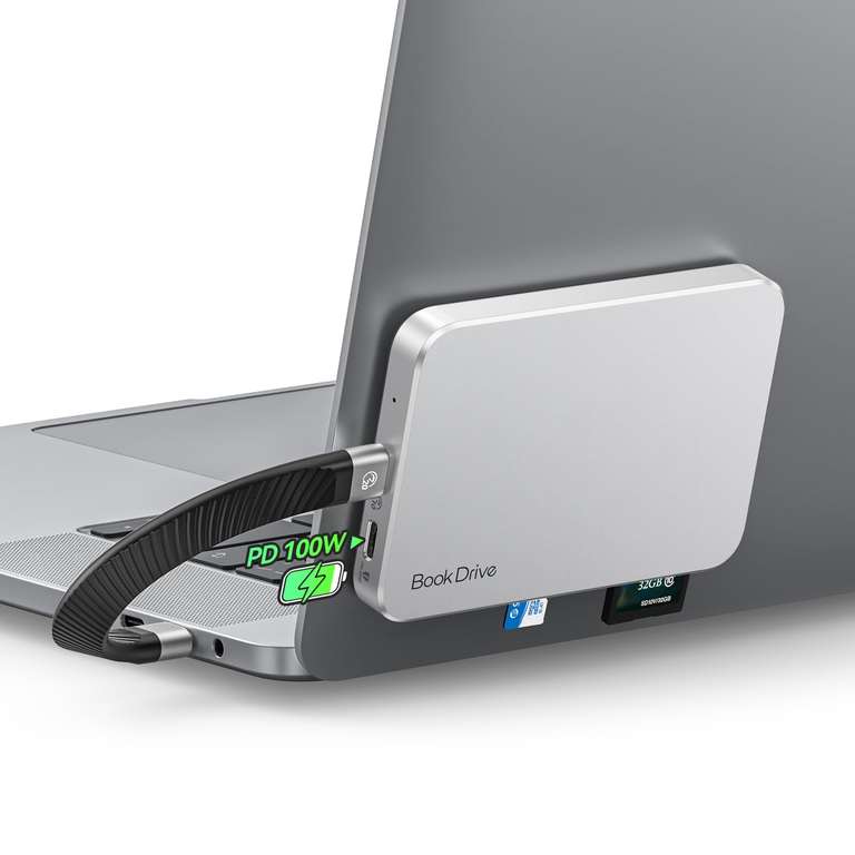 SSD Externe Orico Magnétique - 1 To - 1050 MB/s, USB 3.2 Gen 2, avec Charge PD 100W, avec Lecteur de Cartes SD/TF (vendeur tiers) à 99.99 €