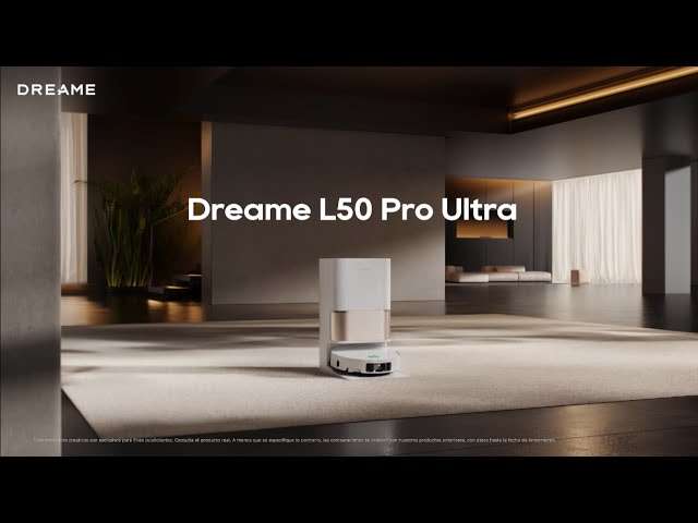 Aspirateur robot Dreame L50 Pro Ultra à 841.98 €