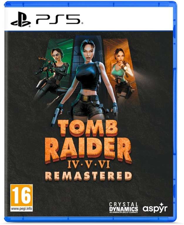 [Précommande] Tomb Raider IV-VI Remastered Starring Lara Croft sur PS5 ou Nintendo Switch à 24.5 €