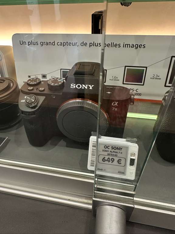 Sony A7 II à 649 €