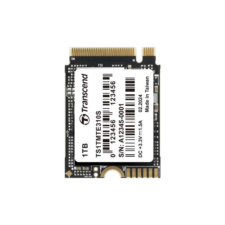 SSD interne M2 2230 NVME Transcend MTE310S - 1 To, jusqu'à 5000mo/s à 72.71 €