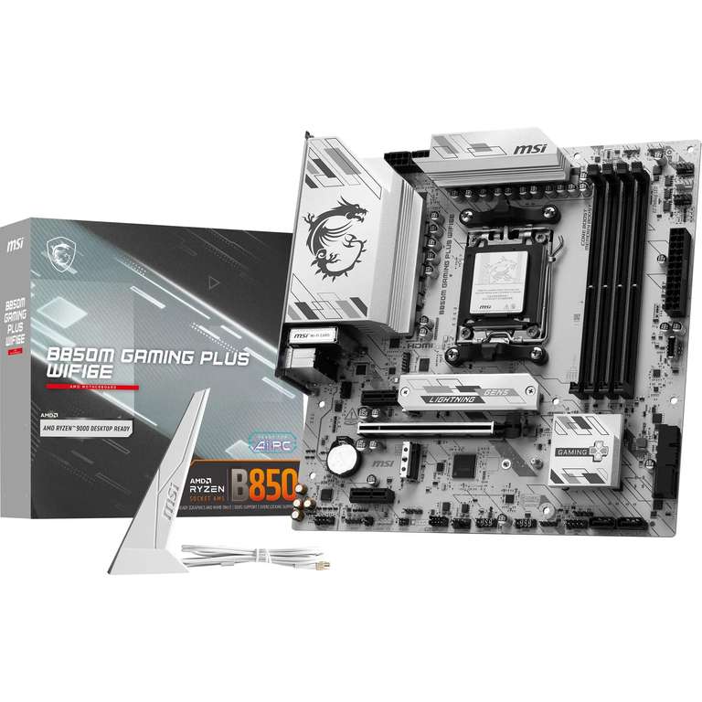 Carte Mère Micro ATX MSI B850M Gaming Plus Wifi 6E à 145.93 €
