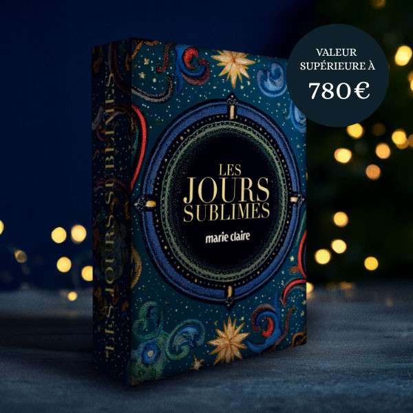 Calendrier Marie claire 24 produits de beauté dont 1 parfum à 74.99 €