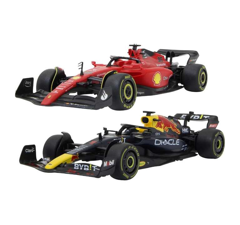 Voiture télécommandée RC Ferrari F1-75 ou Oracle Red Bull Racing RB18 à 34.99 €
